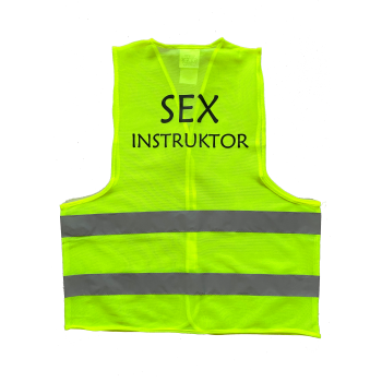[Km14] Kamizelka odblaskowa SEX INSTRUKTOR